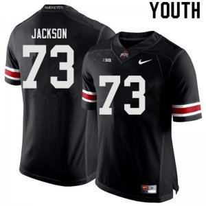 NCAA Ohio State Buckeyes Youth #73 Jonah Jackson Black Nike Football College Jersey XAL4145VU